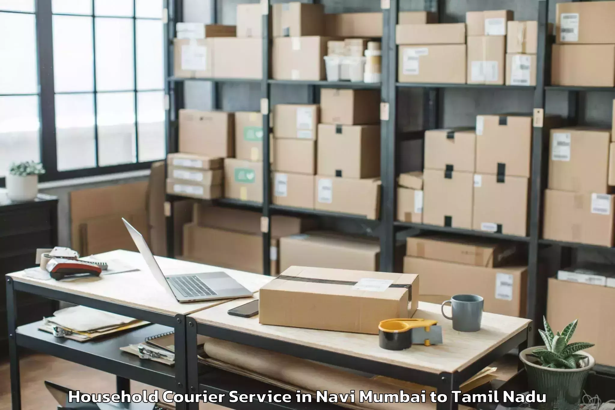 Easy Navi Mumbai to Nandambakkam Household Courier Booking